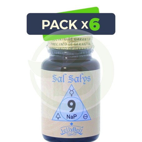 Pack 6x Sal Salys 9 NAP 90 Comprimidos Jellybell