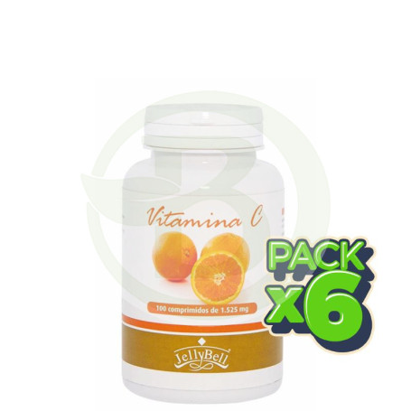 Pack 6x Vitamina C 100 Comprimidos Jellybell