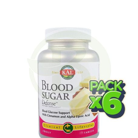 Pack 6x Sugar Defense 30 Ccomprimidos Kal