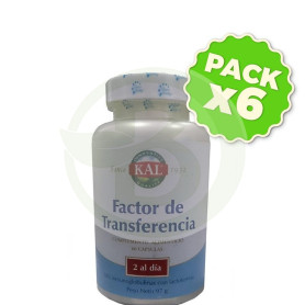 Pack 6x Factor de Transferencia 60 Cápsulas KAL