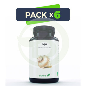 Pack 6x Ajo 500Mg 100 Perlas Ebers