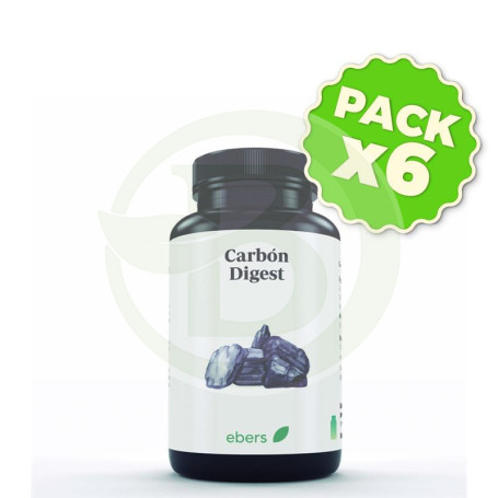 Pack 6x Carbon Digest 815 Mg 60 Perlas Ebers