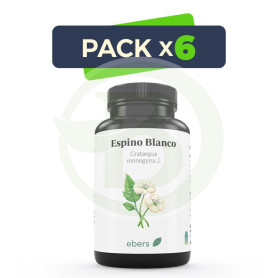 Pack 6x Espino Blanco 60 Comp Ebers
