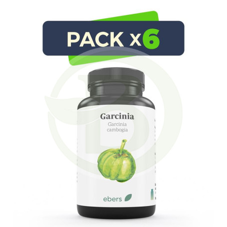 Pack 6x Garcinia C. 400 Mg 60 Cáps Ebers