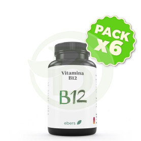 Pack 6x Vitamina B12 60 Comp Ebers