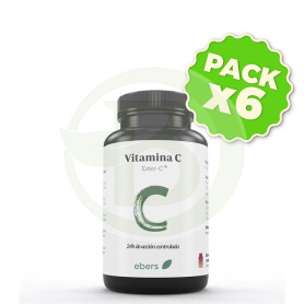 Pack 6x Vitamina C (Ester C) 850 Mg 60 Comp Ebers