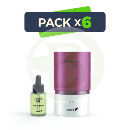 Pack 6x Sérum Antipolución Urban Silk 30 Ml Ebers