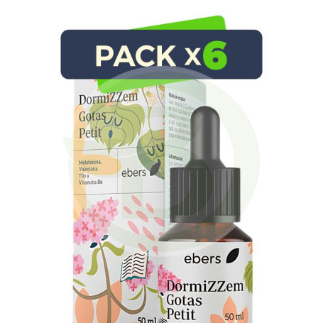 Pack 6x Dormizzen Gotas Petit 50 Ml Ebers