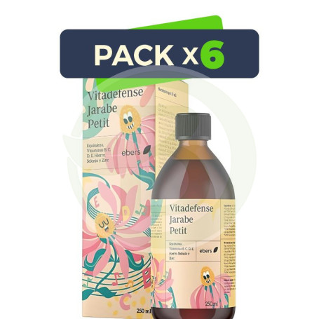 Pack 6x Vitadefense Jarabe Petit 250 Ml Ebers