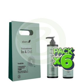 Pack 6x Estuche Piernas Cansadas In & Out 60 Capsulas+250Ml Ebers