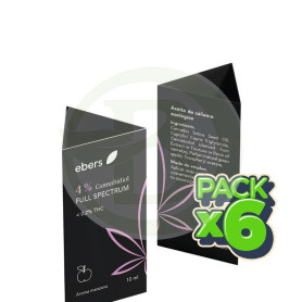 Pack 6x Aceite De Cbd Full Spectrum 4% 10Ml Ebers