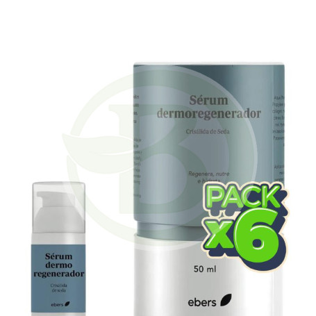 Pack 6x Sérum Dermoregenerador Crisálida De Seda 30Ml Ebers