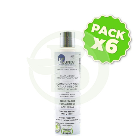Pack 6x Acondicionador Capilar. Integral 200 Ml Natural System Woman