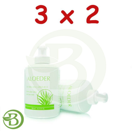 Pack 3x2 Aloeder Corporal 300Ml. Tegor