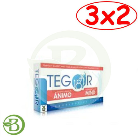 Pack 3x2 Tegor 18+ 40 Cápsulas Tegor