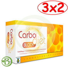 Pack 3x2 Carbodiet Block 60 Cápsulas Tegor