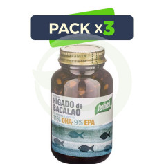 Pack 3x Aceite de Hígado Bacalao 120 Perlas Santiveri