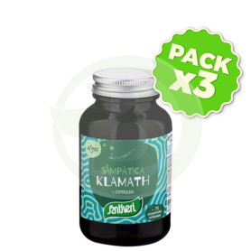 Pack 3x Alga Klamath 70 Comprimidos Santiveri