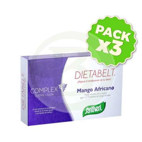 Pack 3x Db-Complex Mango Africano 60 Cápsulas Santiveri
