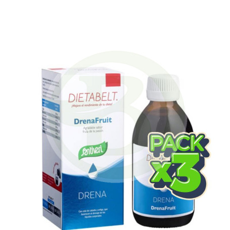 Pack 3x Db-Drenafruit 240Ml. Santiveri