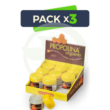 Pack 3x Propolina Ungüento 50Ml. Artesanía Agrícola