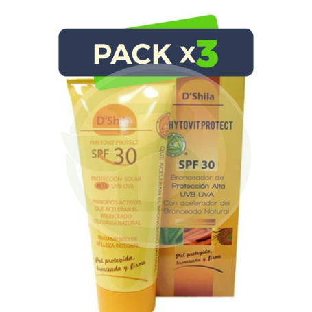 Pack 3x Protector Solar 30 200Ml. Shila