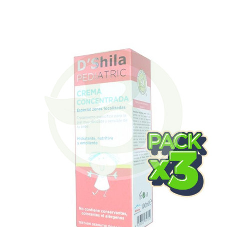 Pack 3x Crema Concentrada Pediatric 100Ml. Shila