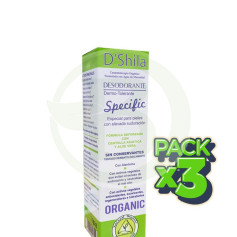 Pack 3x Crema Desodorante Specific 50Ml. Shila