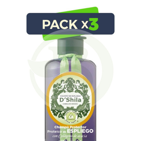 Pack 3x Champú Proteico De Espliego 300Ml. Shila