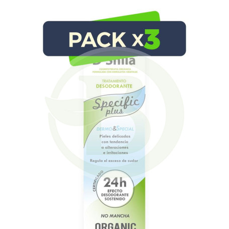 Pack 3x Desodorante Specific Plus 60Ml. Shila
