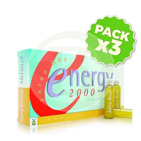 Pack 3x Jalea Real Energy 2000 20 Viales Tegor