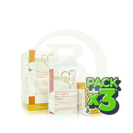 Pack 3x Omega 3 60 Perlas Tegor