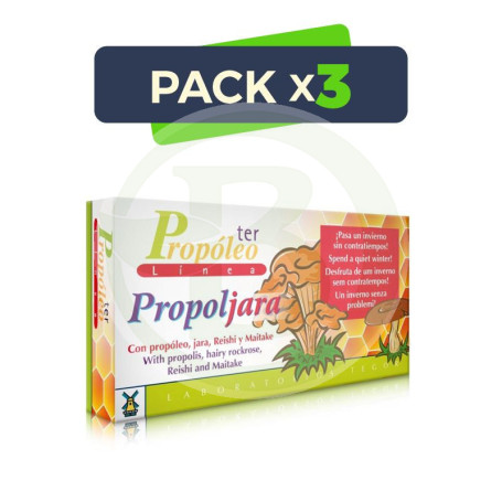 Pack 3x Propoljara 40 Cápsulas Tegor