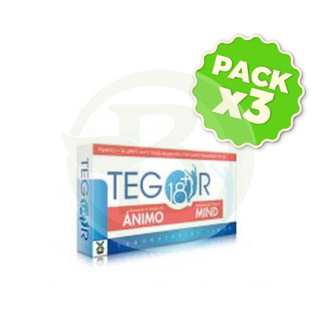 Pack 3x Tegor 18+ 40 Cápsulas Tegor