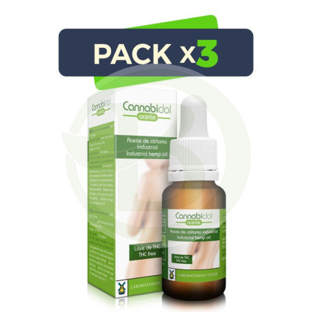 Pack 3x Cannabi Oil 15Ml. Tegor