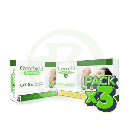 Pack 3x Dormibidol 40 Cápsulas Tegor