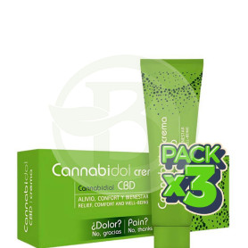 Pack 3x Cannabidol Crema 75Ml Tegor