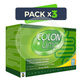 Pack 3x Colon Limp 20 Sobres Tegor