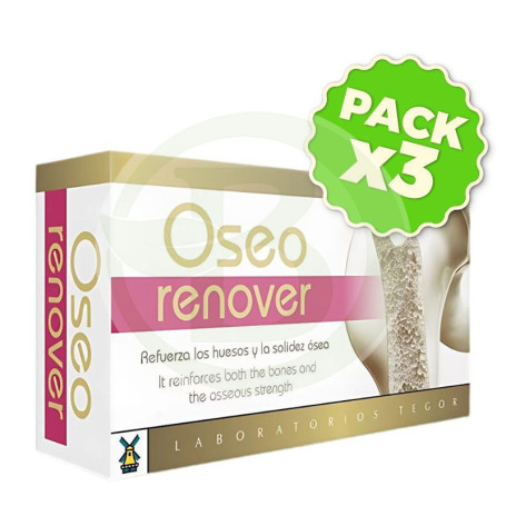 Pack 3x Oseo Renover 30 Cápsulas Tegor
