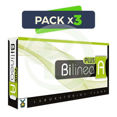 Pack 3x Bilinea Plus a 40 Capsulas Tegor