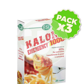 Pack 3x Kalory Emergency 1000 24 Tabletas ESI - Trepat Diet