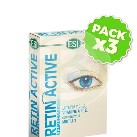 Pack 3x Retin Active 20 Cápsulas Esi - Trepat Diet