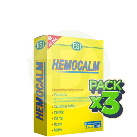 Pack 3x Hemocalm Laboratorios ESI