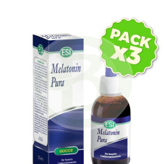 Pack 3x Melatonina Gotas 50Ml. Sin Erbe Notte 1,9Mg. ESI - Trepat Diet