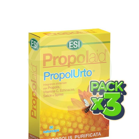 Pack 3x Propolaid PropolUrto 30 Cápsulas ESI - Trepat Diet