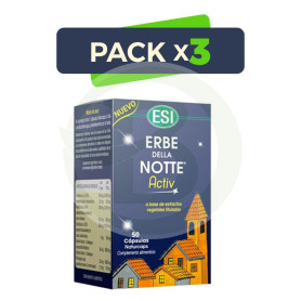 Pack 3x Erbe Della Notte Activ 50 Cápsulas ESI