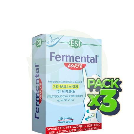 Pack 3x Fermental Forte 10 Sobres ESI