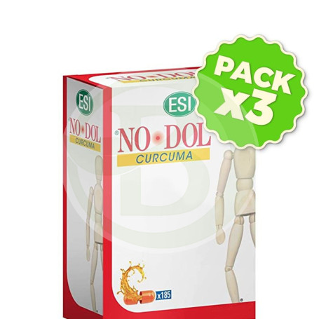 Pack 3x Nodol Cúrcuma 10 Cápsulas Esi