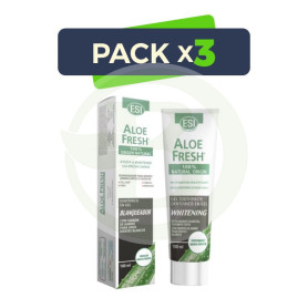 Pack 3x Aloefresh Gel Blanqueador con Carbon 100Ml Esi