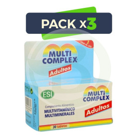 Pack 3x Multi Complex Adultos 30 Comprimidos Esi